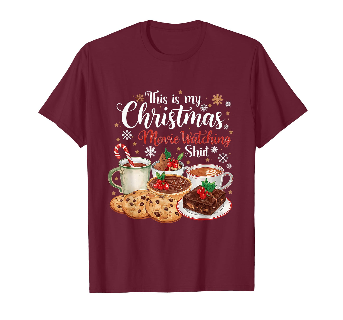 This is My Christmas Movie Watching Design T-Shirt
