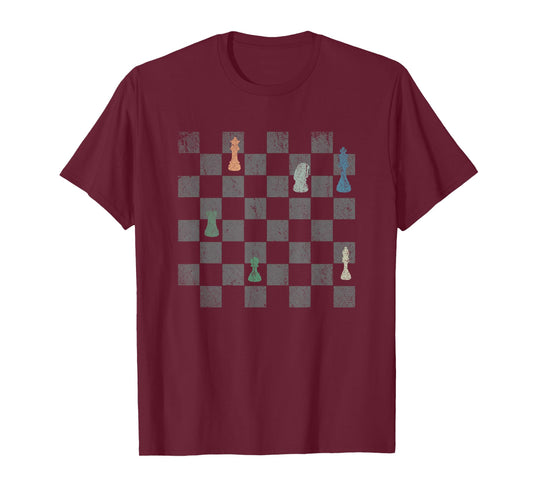 Chess Grandmaster Checkerboard Chess Board Checkmate T-Shirt