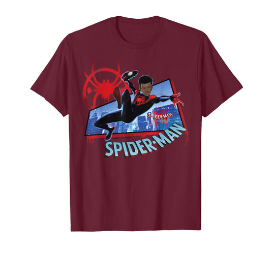 Marvel Spider-Man Into The Spider-Verse Miles Kick T-Shirt
