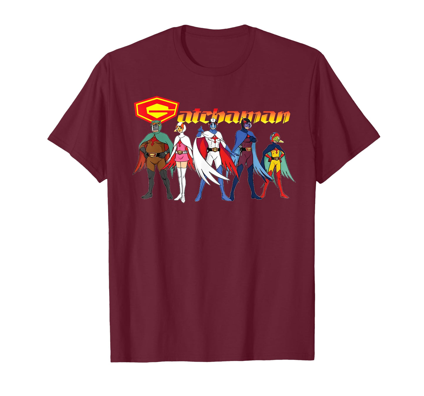 Gatchaman Battle of The Planets Retro Graphic T-Shirt