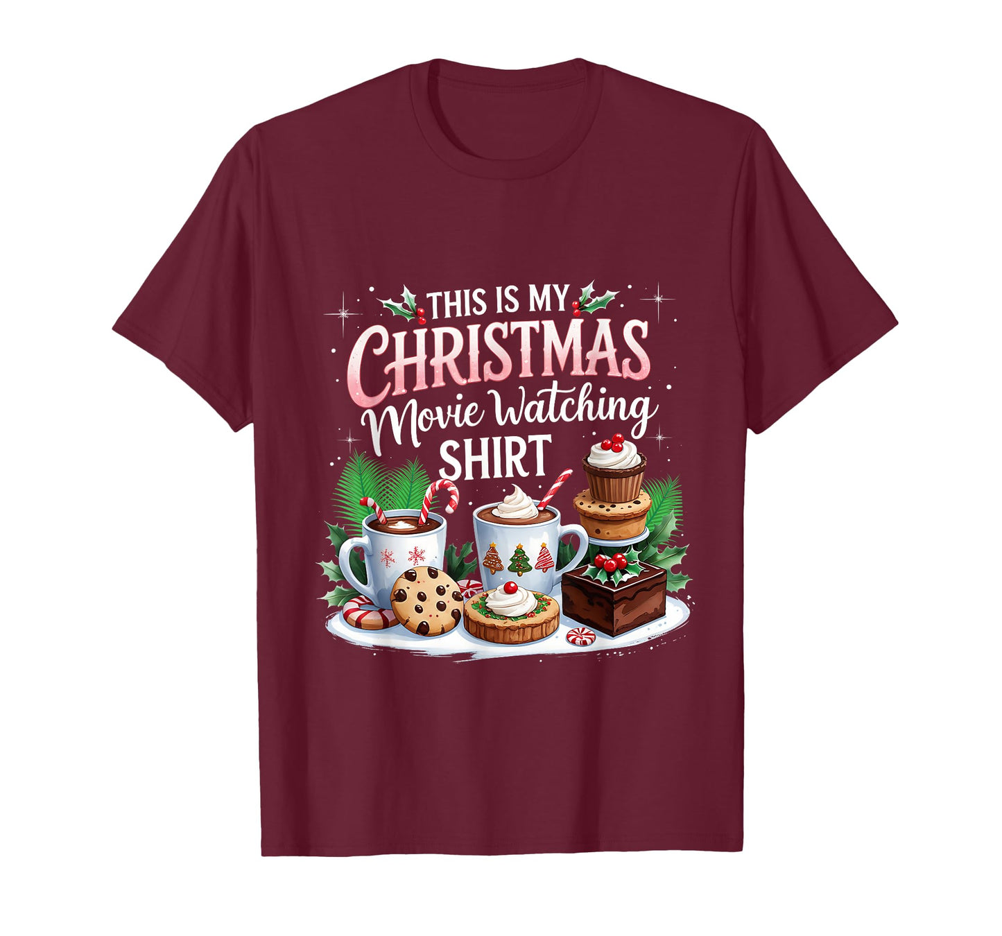 This is My Christmas Movie Watching Design T-Shirt