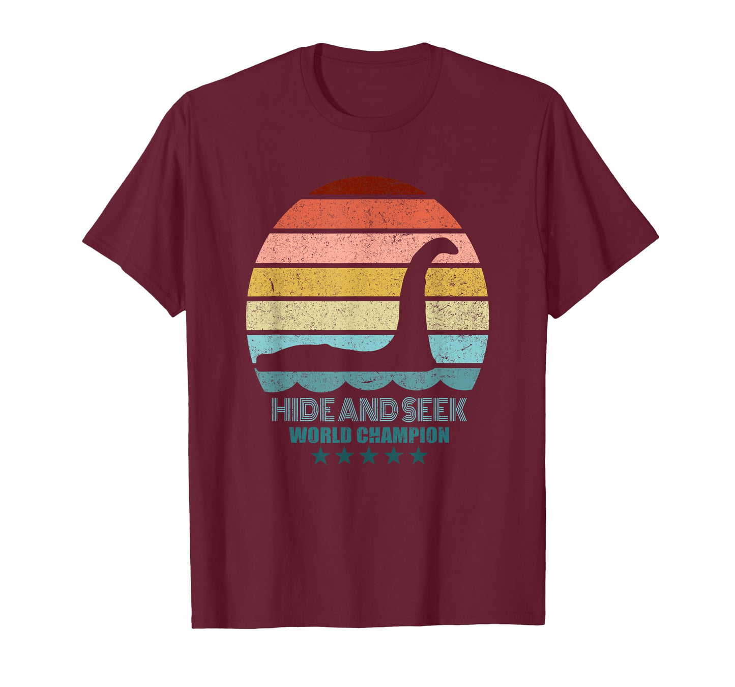 Nessie Hide And Seek Shirt - Lochness Monster Tshirt T-Shirt