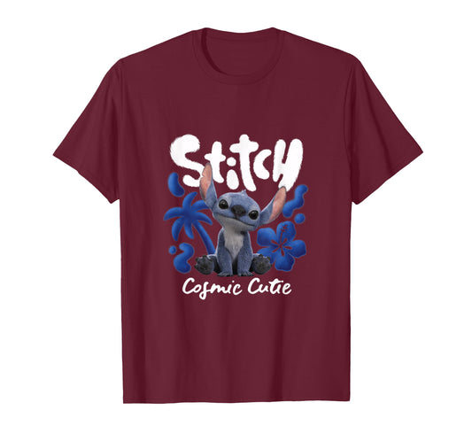 Disney Lilo & Stitch Cosmic Cutie Tropical Logo T-Shirt