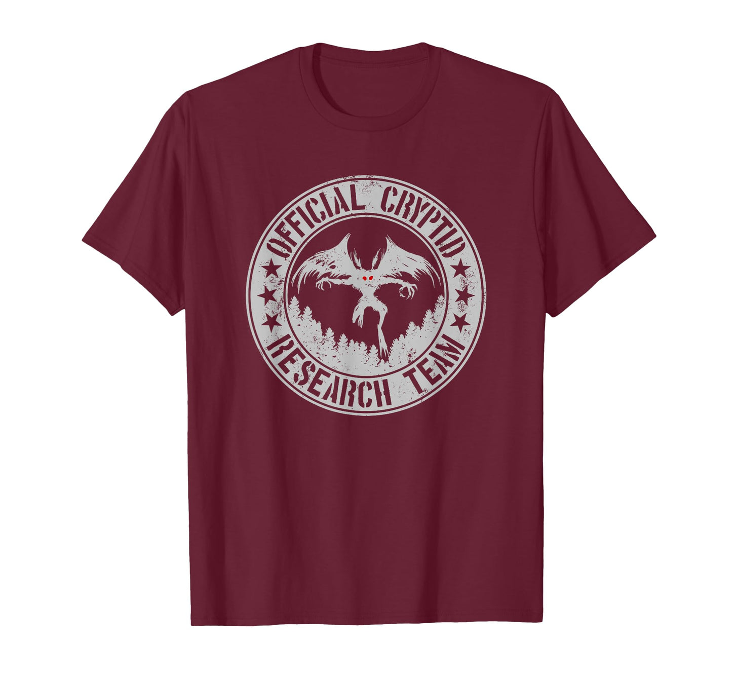 Official Cryptid Research Team | Cryptids Folklore Mothman T-Shirt