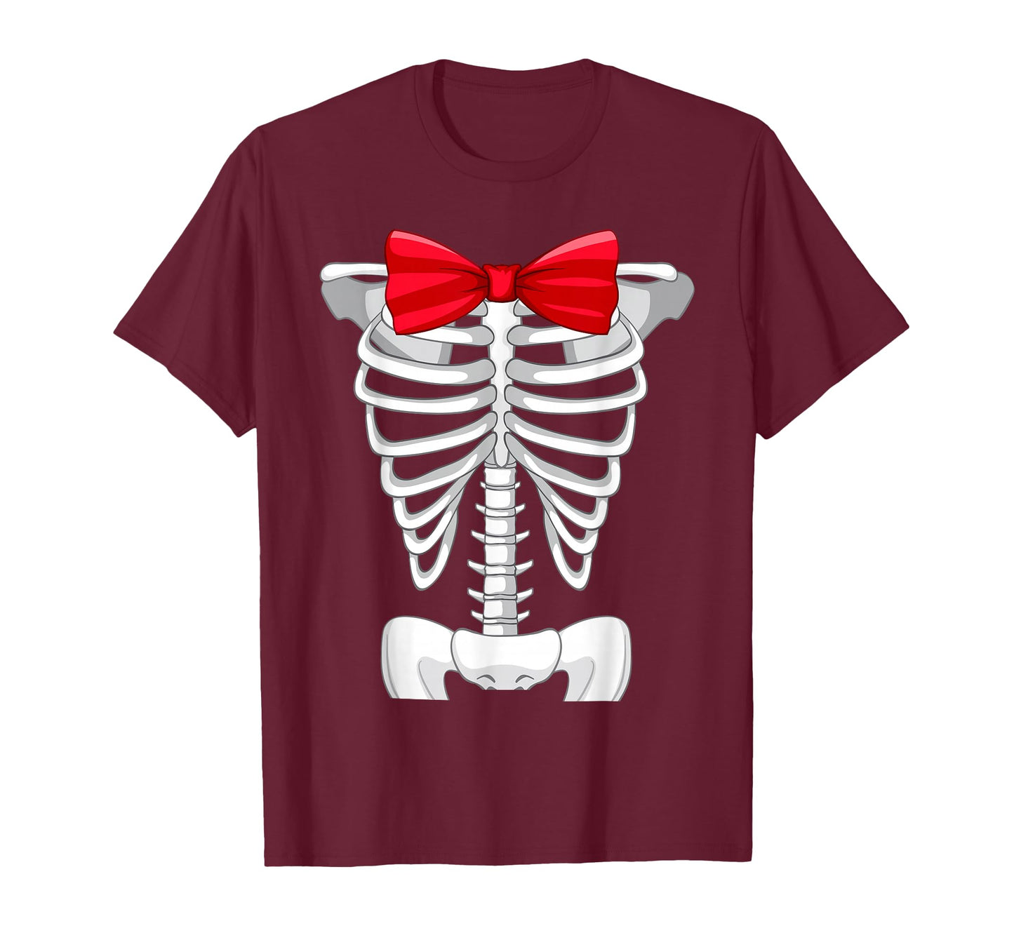 Cool Skeleton Rib Cage X-Ray Halloween Costume Boys Kids T-Shirt