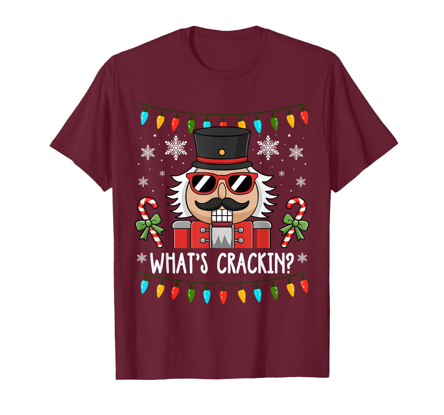 Christmas Nutcracker What's Crackin Funny Xmas T-Shirt