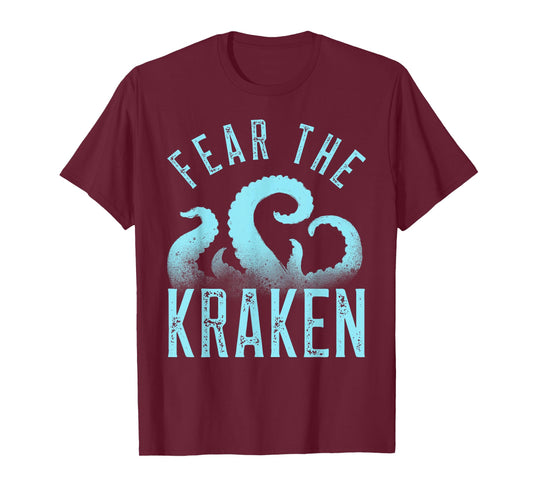 Fear The Kraken. Vintage Kraken Tentacles. Octopus Kraken T-Shirt