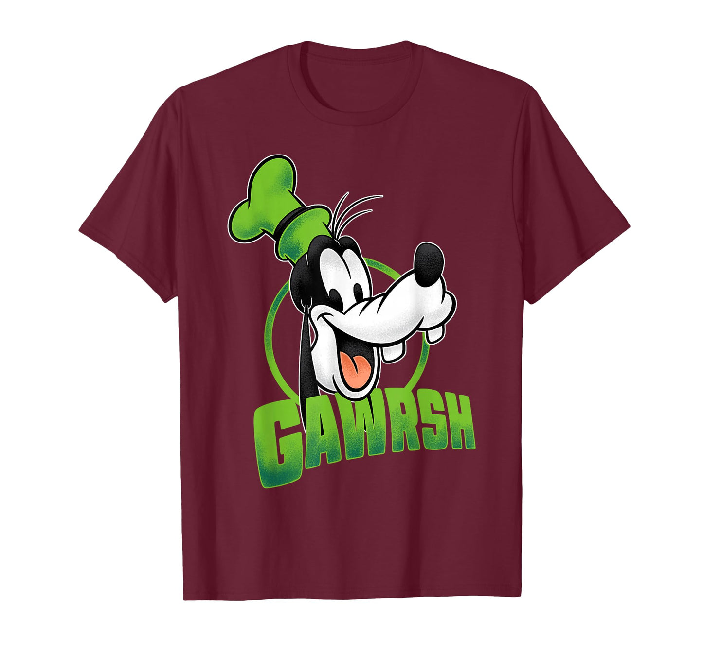 Disney Mickey and Friends Goofy Gawrsh Portrait T-Shirt Small
