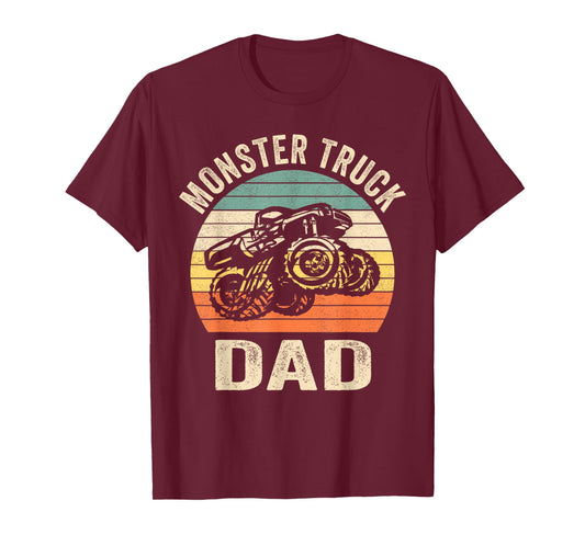 Monster Truck Dad Shirt Retro Vintage Monster Truck Shirt T-Shirt