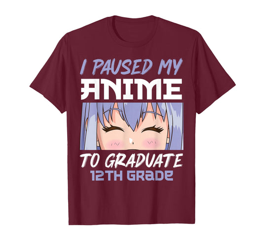 Graduation 12th grade Class 2022 Anime Graduate Girls T-Shirt