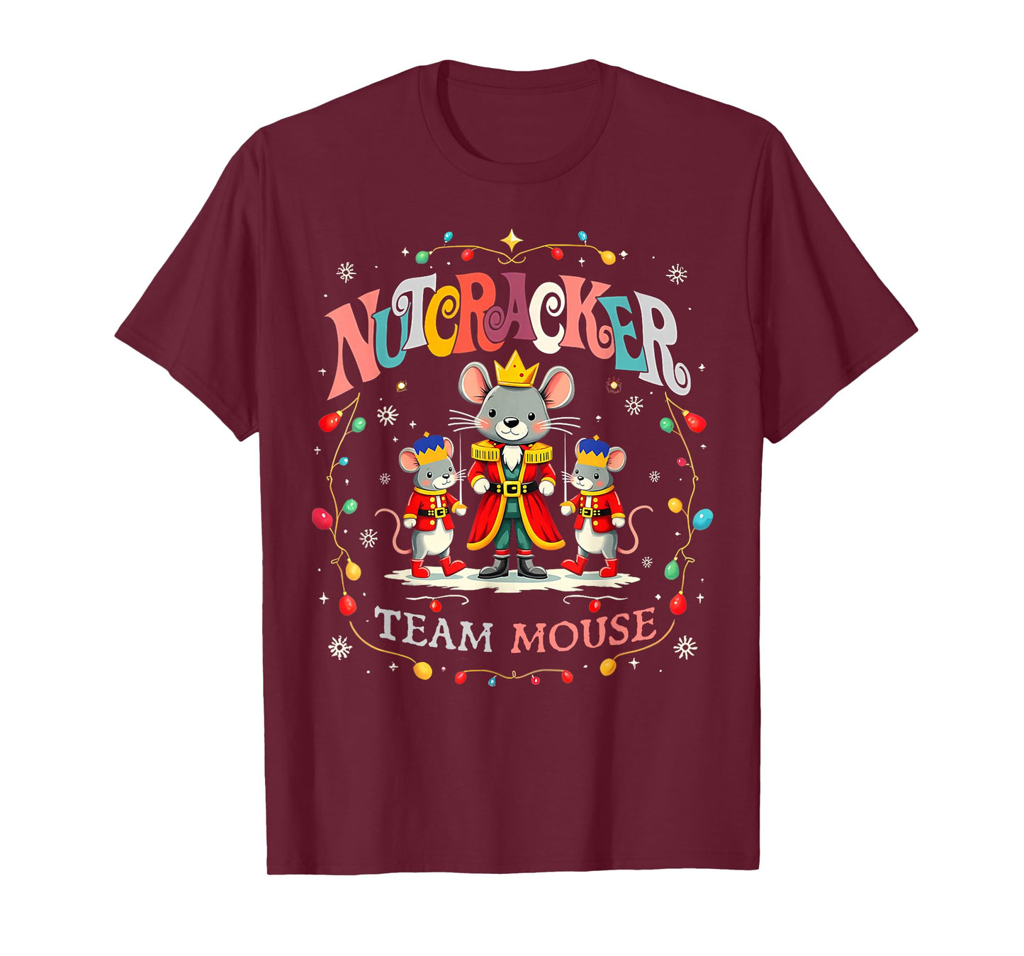 Christmas Nutcracker Team Mouse Women Kids Girl T-Shirt