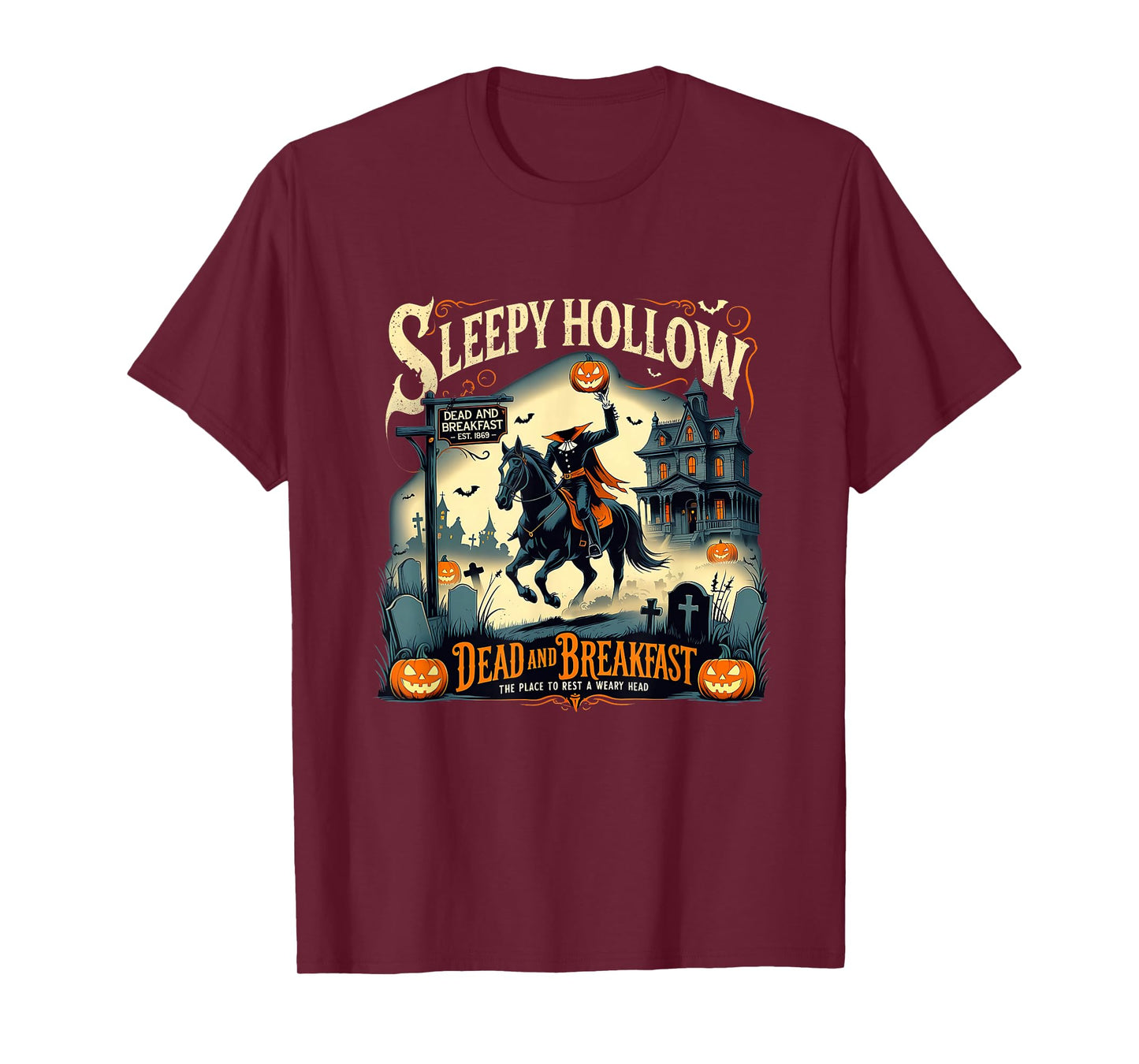 Sleepy Hollow Breakfast Spooky Halloween T-Shirt