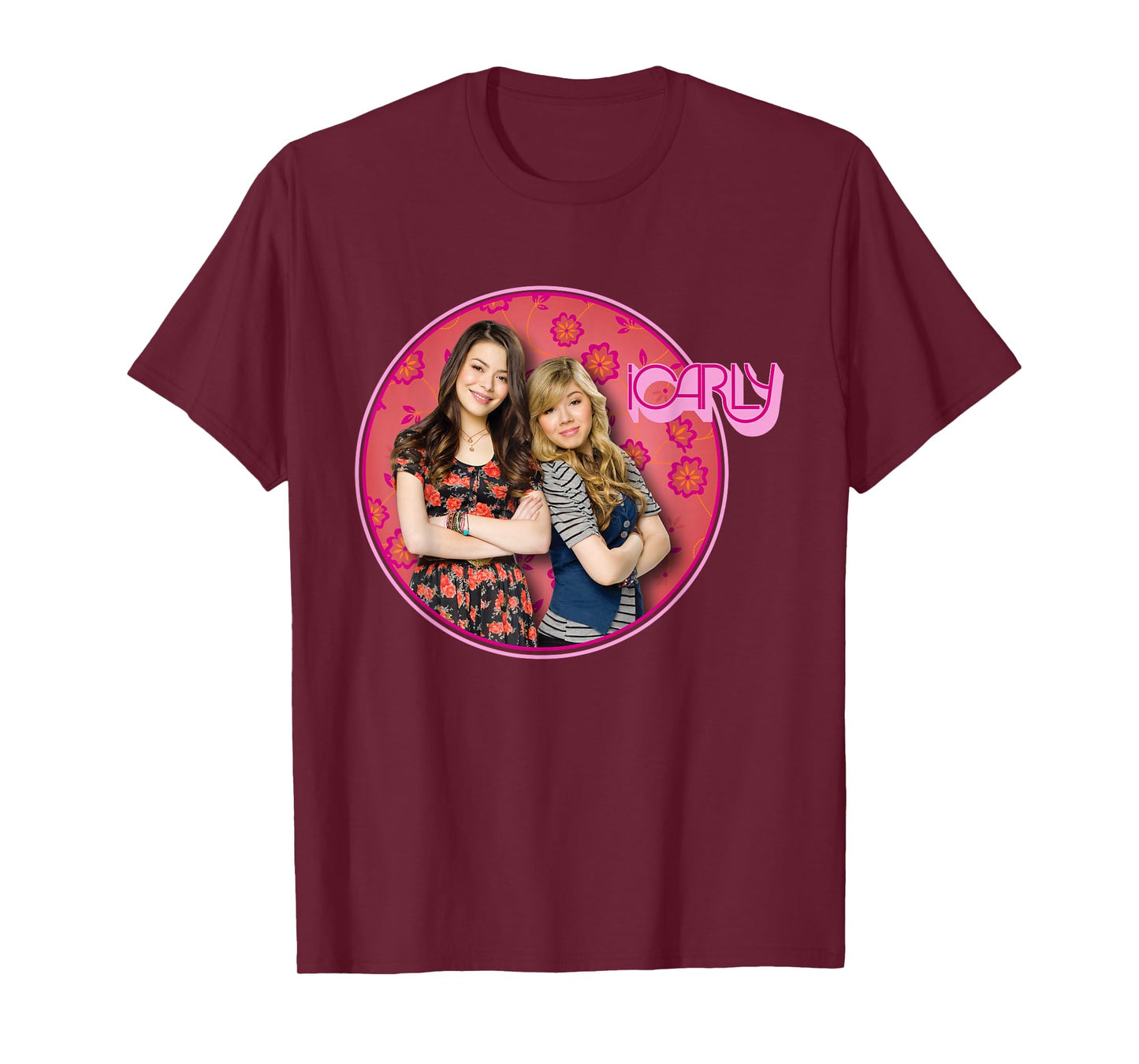 iCarly Floral Sam and Carly T-Shirt