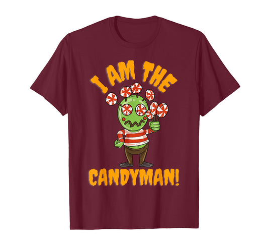 Cute I Am The Candyman Halloween T-Shirt