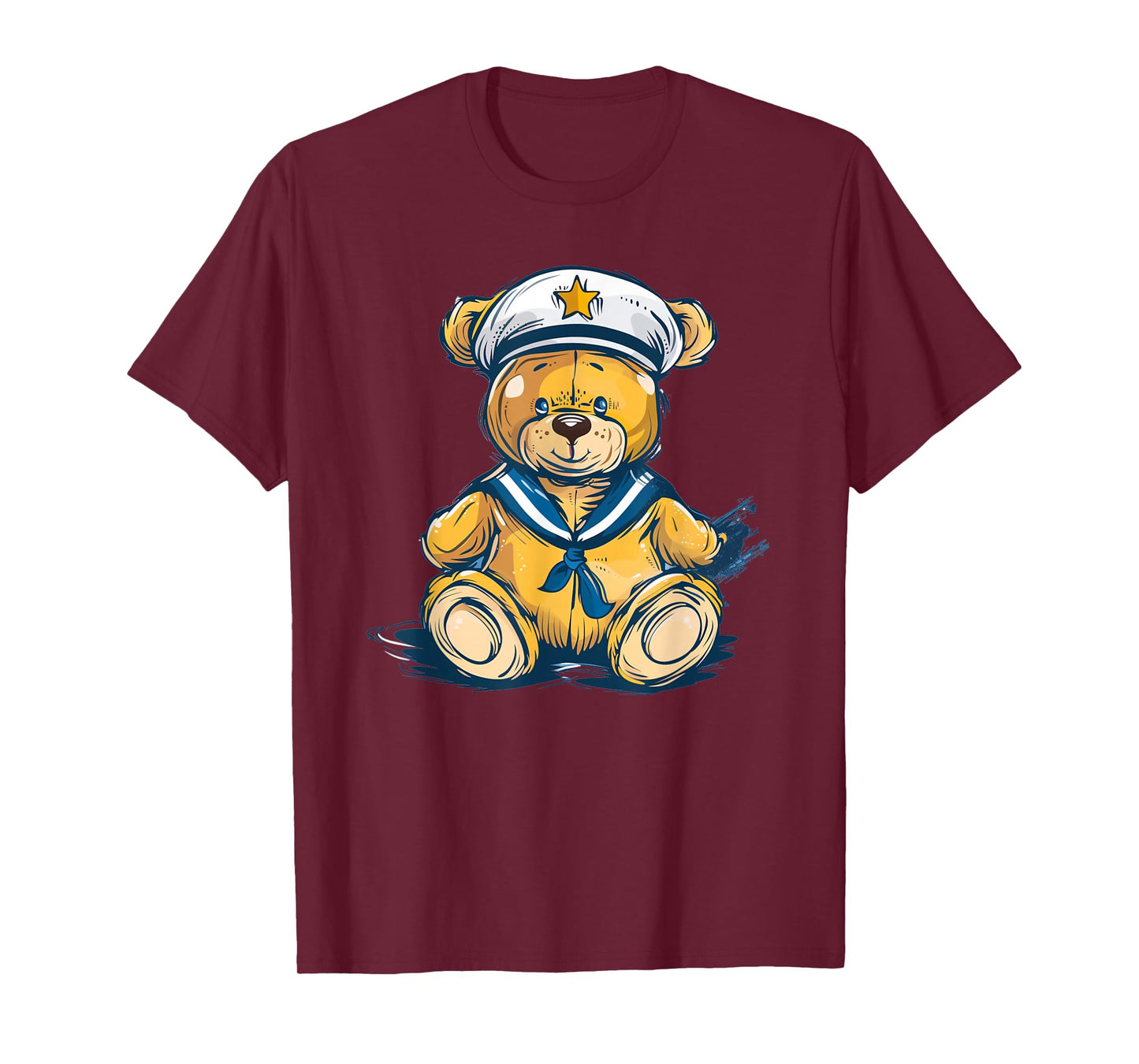 Funny Sailor Teddy Bear Costume for Boys and Girls T-Shirt