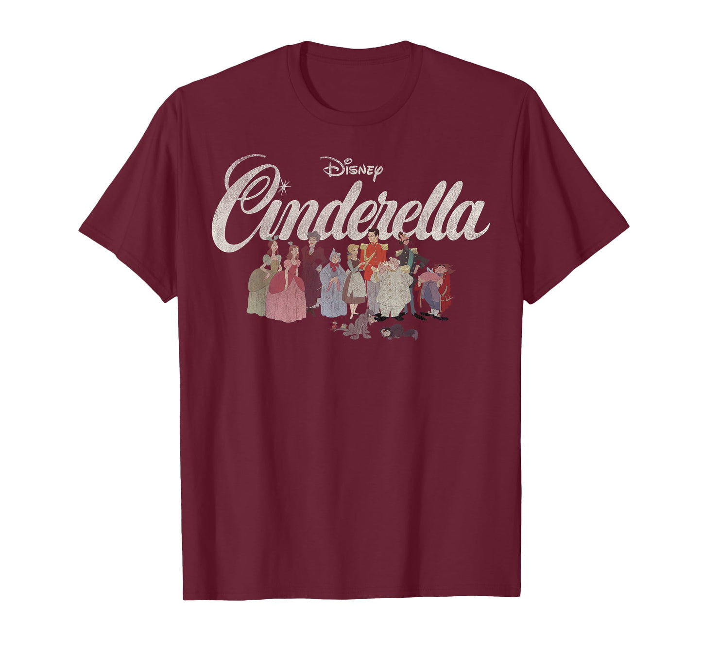 Disney Cinderella Group Shot All Lined Up T-Shirt