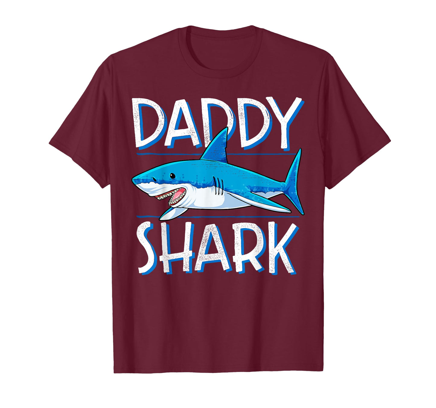 Daddy Shark T Shirt Fathers Day Gifts Family Matching Dad T-Shirt