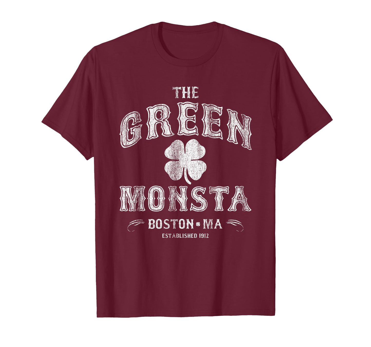 The Green Monsta Boston T-Shirt - Game or St. Patrick's Day T-Shirt
