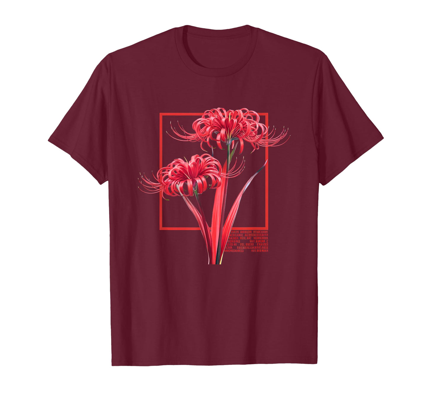 Japanese Spider Lily Soft Grunge Anime Flower T-Shirt T-Shirt