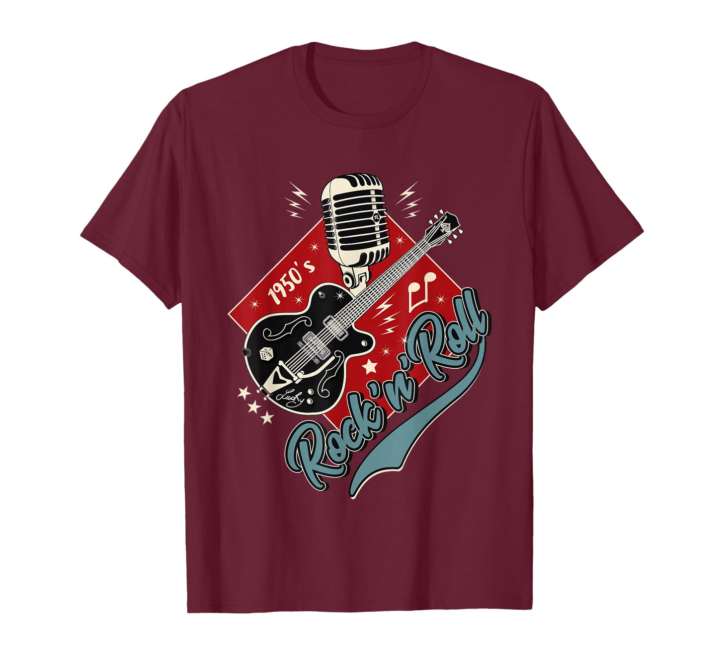 50s Rockabilly Clothing 1950s Sock Hop Swing Greaser Rocker T-Shirt