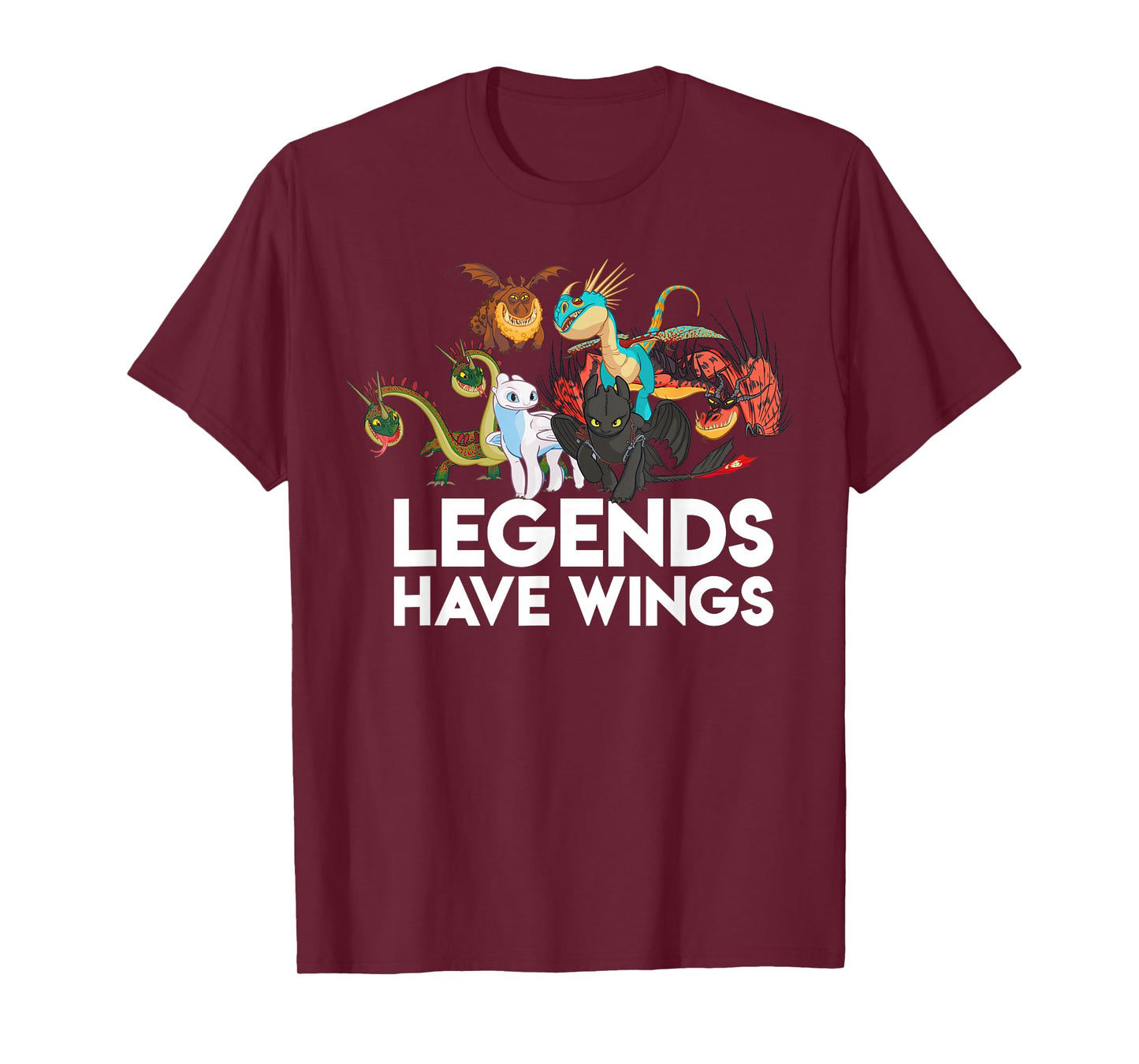 How to Train Your Dragons 3 Hidden World Legends Have Wings T-Shirt