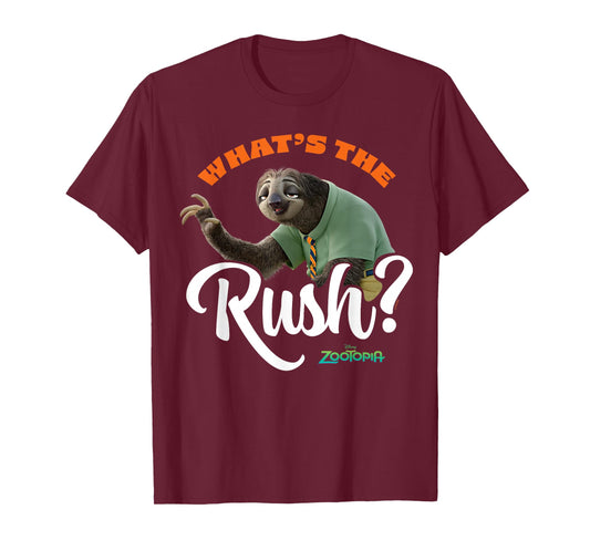 Zootopia - Flash Sloth What's The Rush T-Shirt