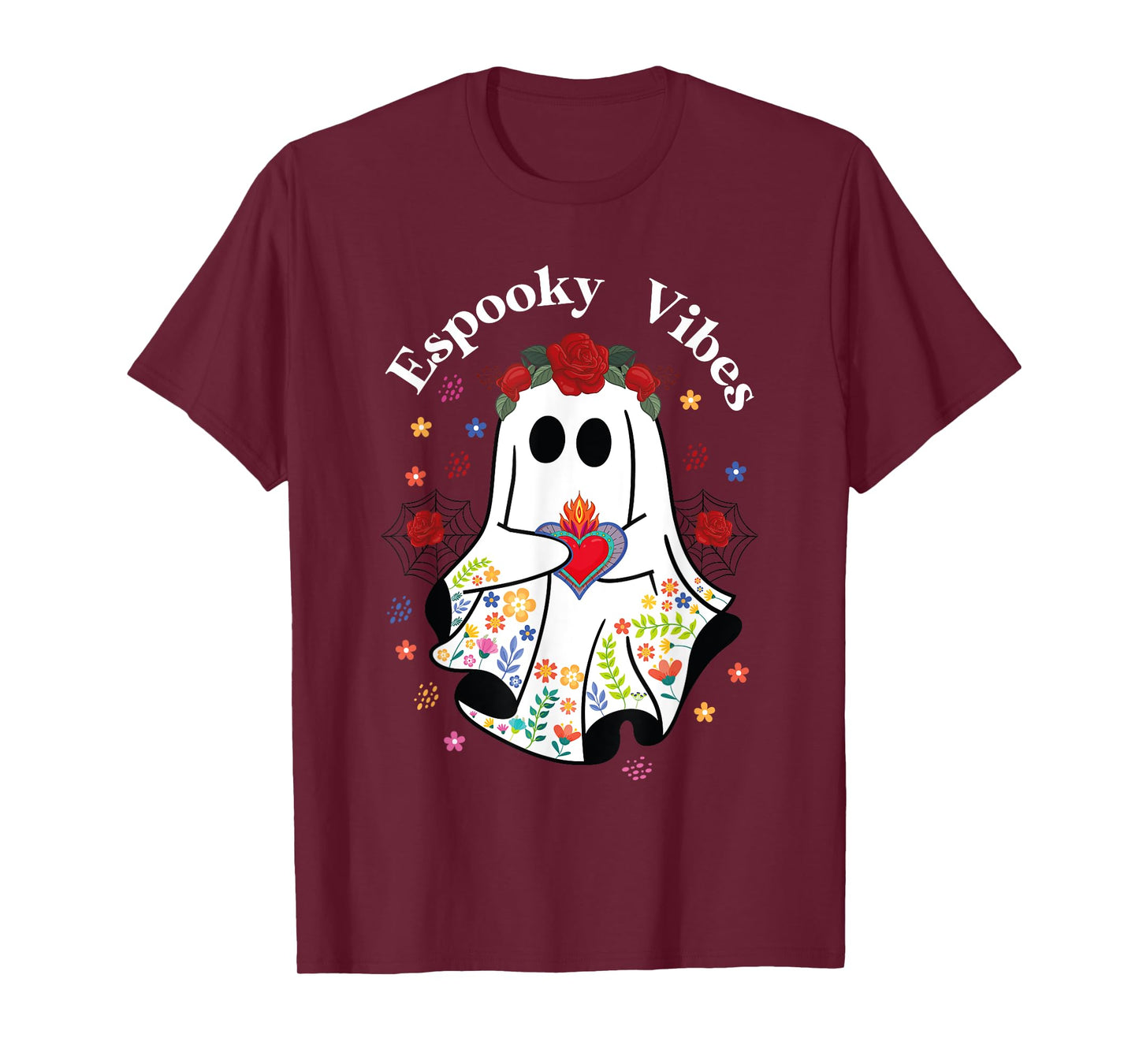 Espooky vibes Conchas halloween Mexican Ghost Espooky Season T-Shirt