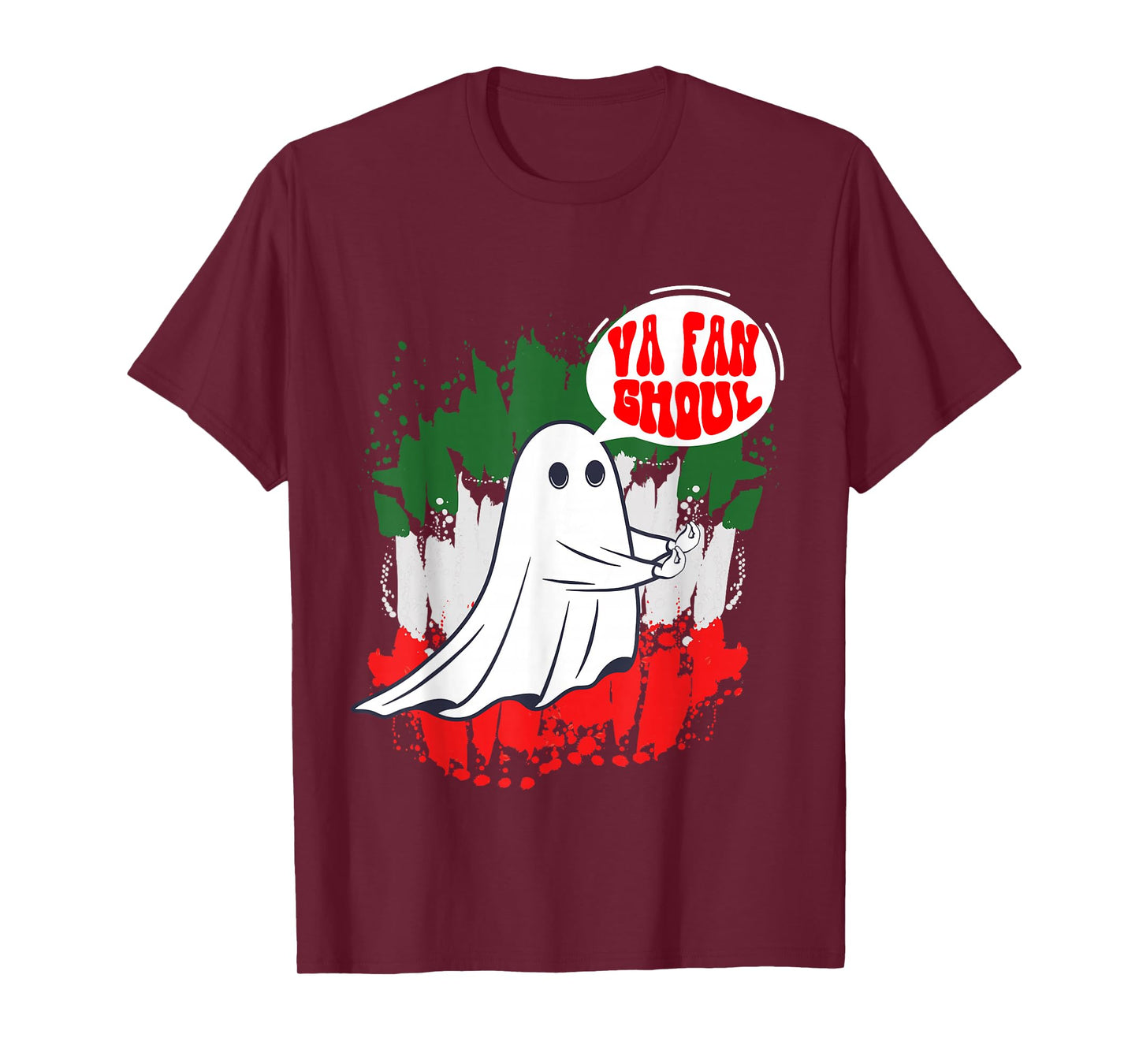 Va Fan Ghoul For Men Women Italian Funny Halloween Ghost T-Shirt