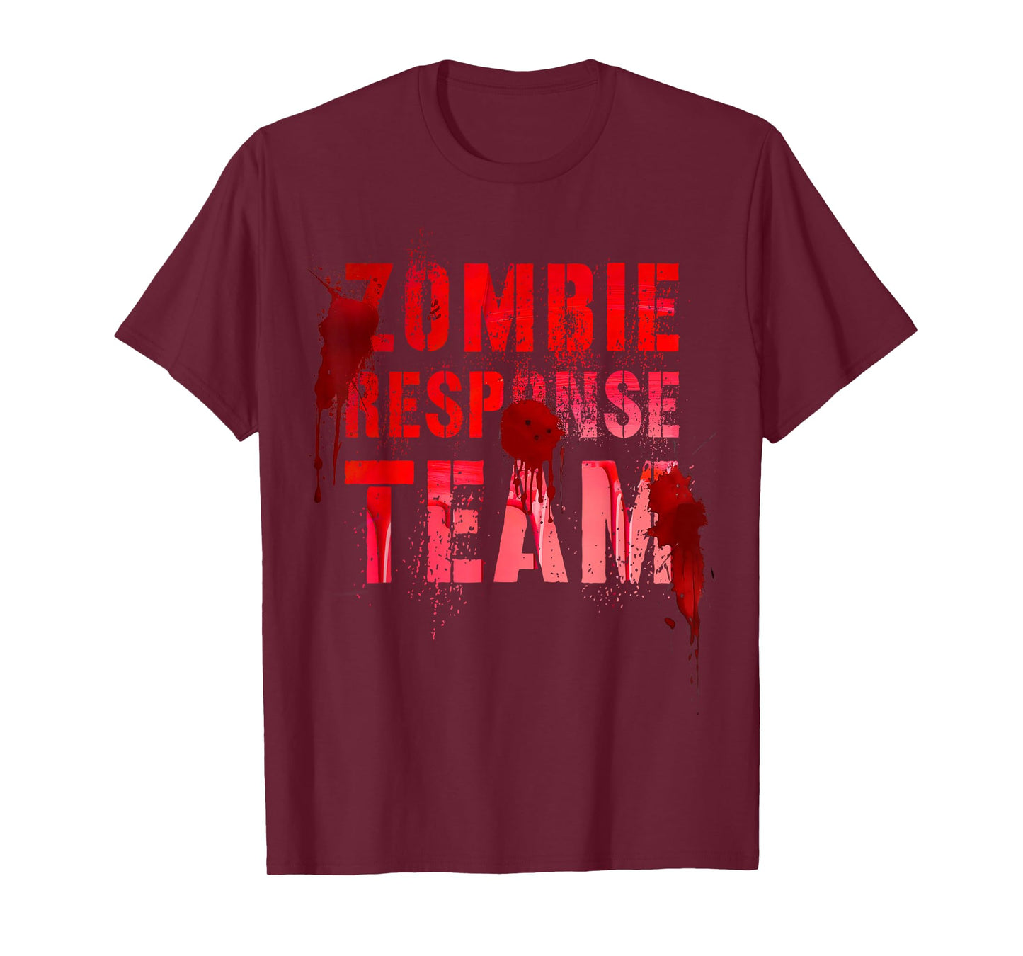 Funny ZOMBIE RESPONSE TEAM Undead Slayer Leader Warrior Bruh T-Shirt
