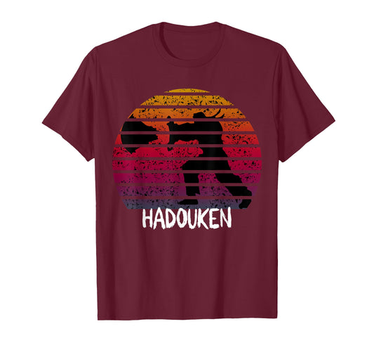 Retro Vintage Hadouken Fighter T-Shirt