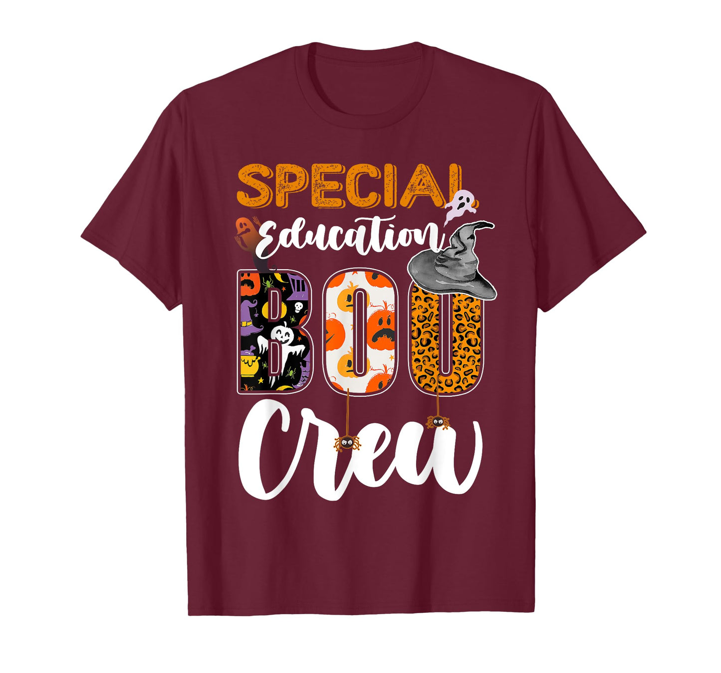 Special Education Boo Crew Ghost Funny Halloween Matching T-Shirt