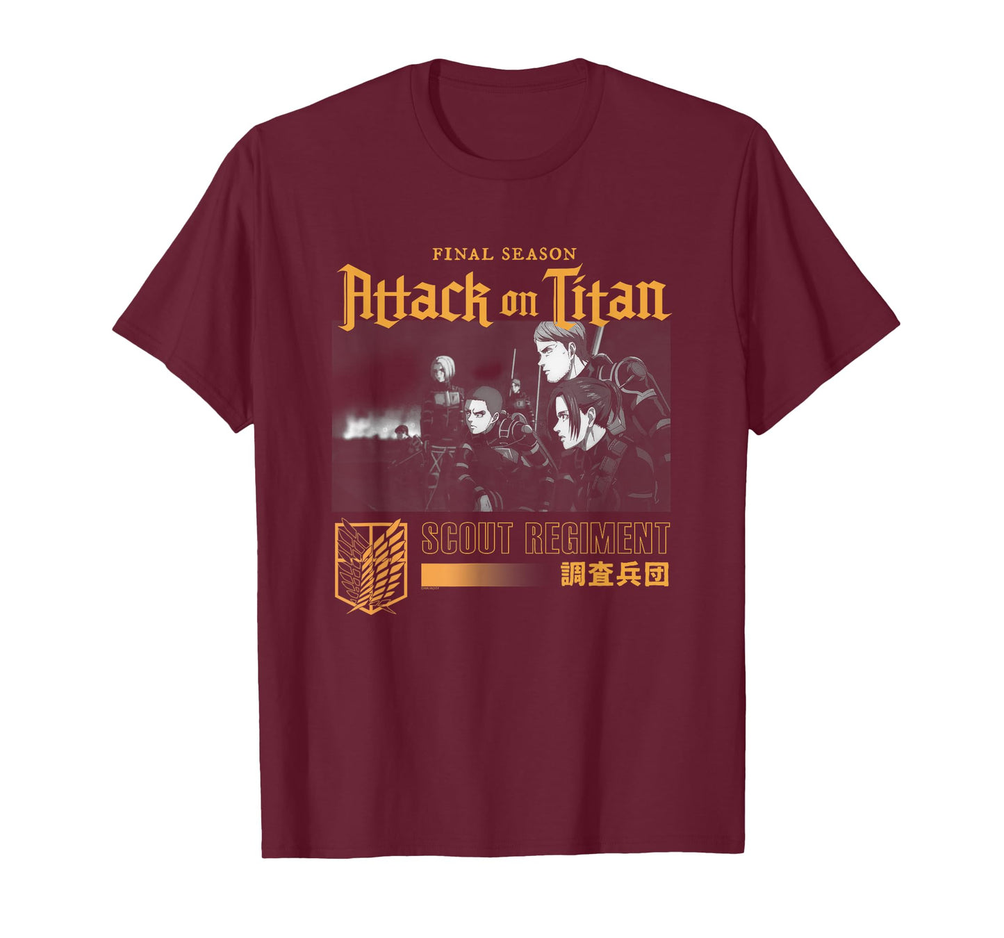 Attack on Titan Season 4 Scout Regiment Still Anime T-Shirt