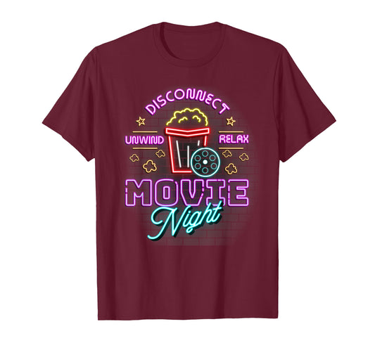 Family Movie Night Outfit For Men Women Kids - Movie Lover T-Shirt