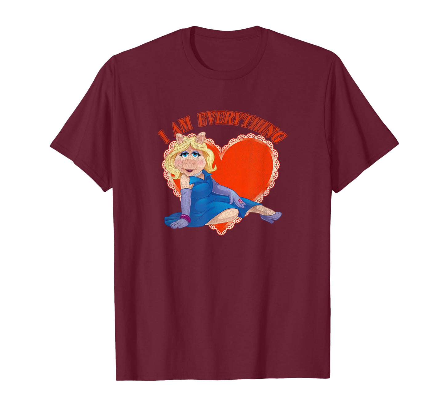 Disney The Muppets Valentine's Day Piggy I Am Everything T-Shirt