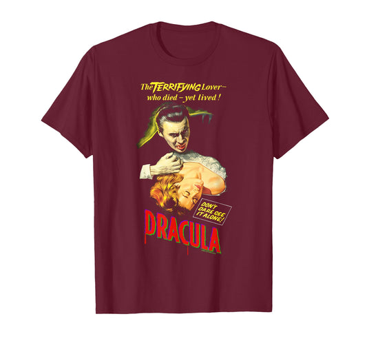 Dracula Movie Release Poster Art Christopher Lee T-Shirt