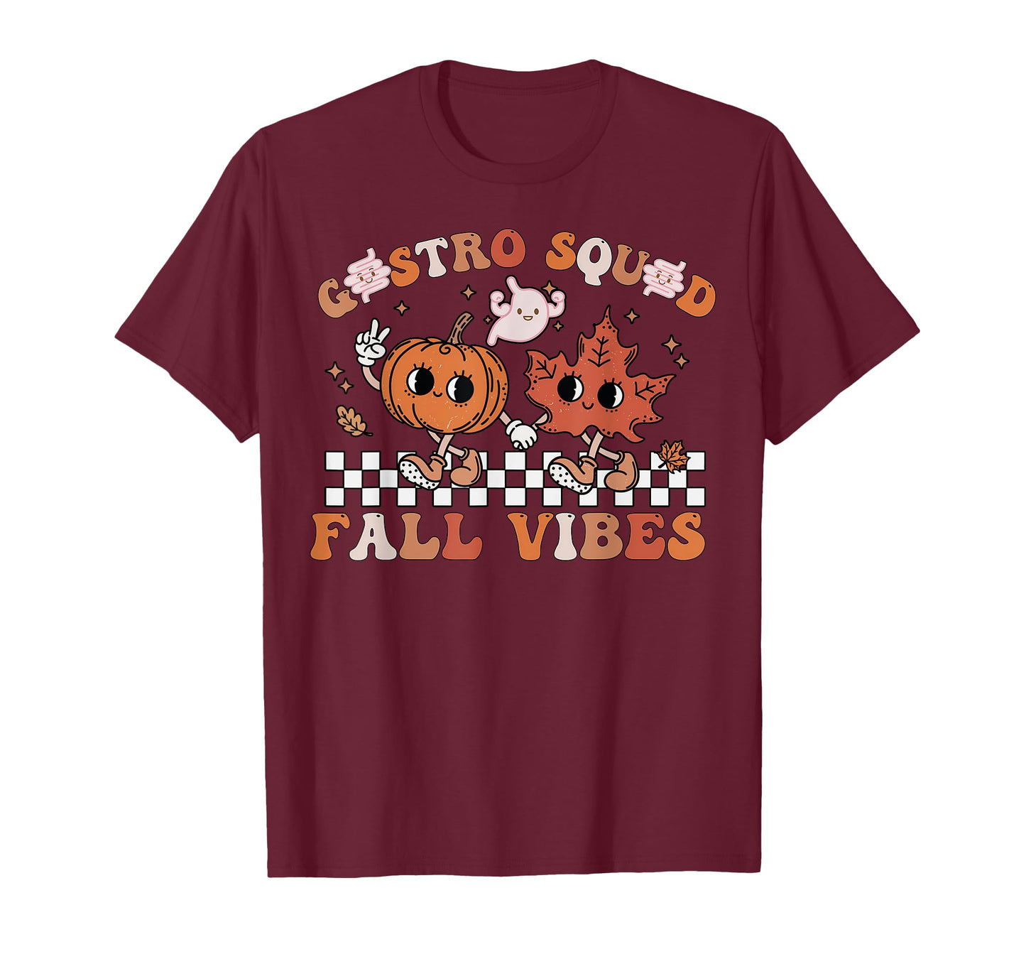 Gastro Squad Halloween Fall Vibes Gastro Crew Endoscopy T-Shirt