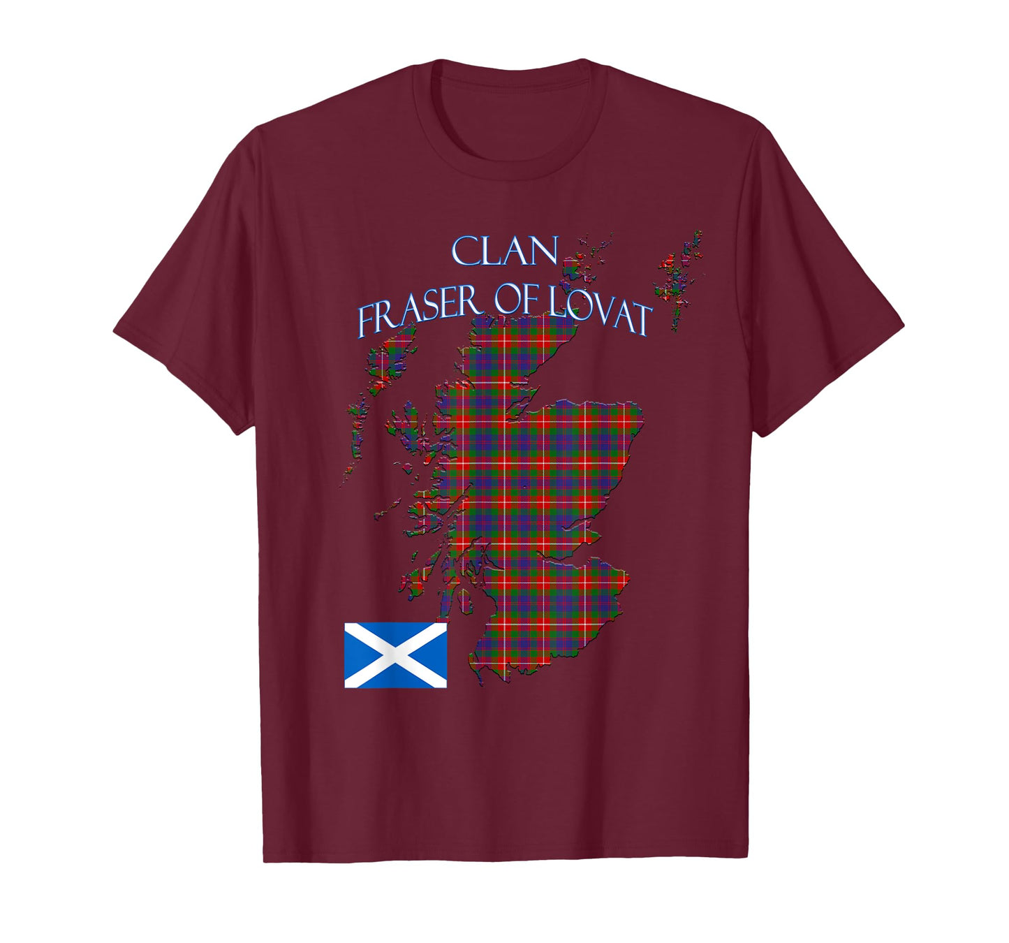 Fraser of Lovat Scottish Clan Tartan Scotland T-Shirt