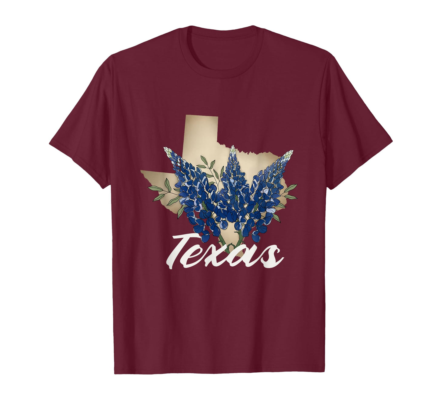 Texas Bluebonnet Pride with Spring Wildflowers T-Shirt
