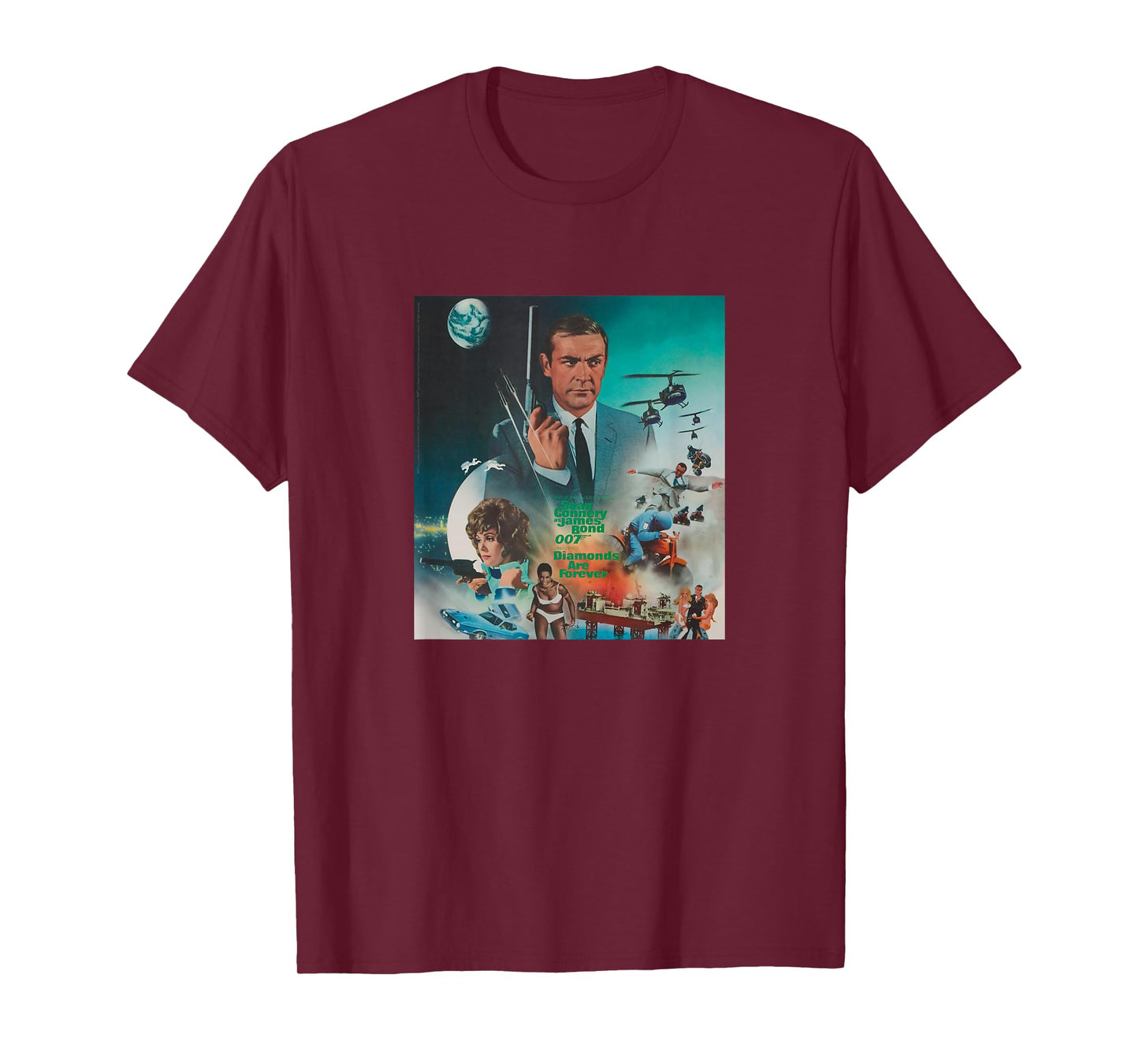 Official James Bond 007 Diamonds are Forever T-Shirt