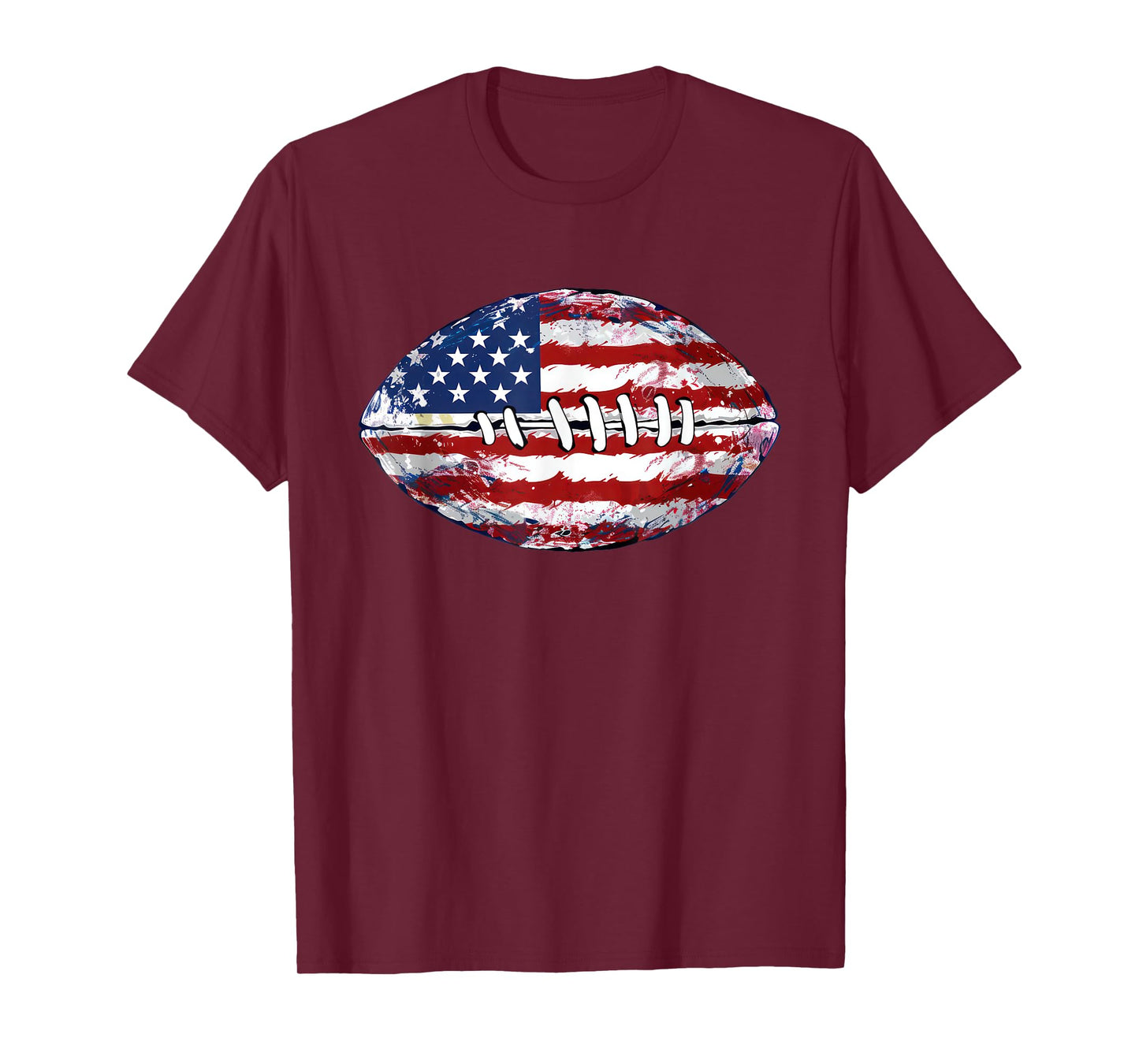 American Football USA Flag T-Shirt
