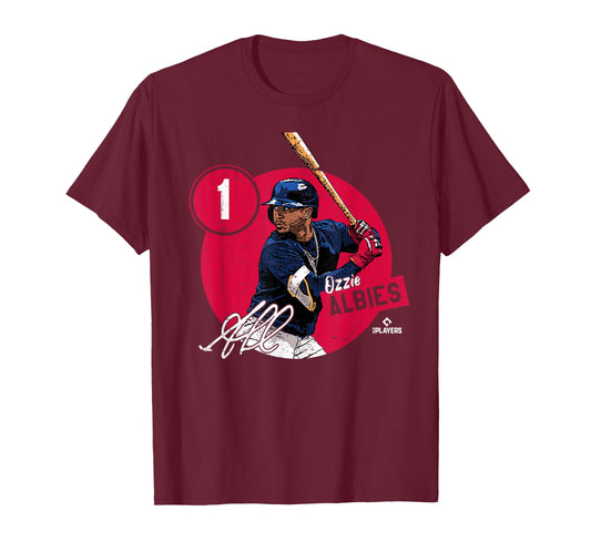 Ozzie Albies | Atlanta Baseball MLB Players | MLBALB4011 T-Shirt