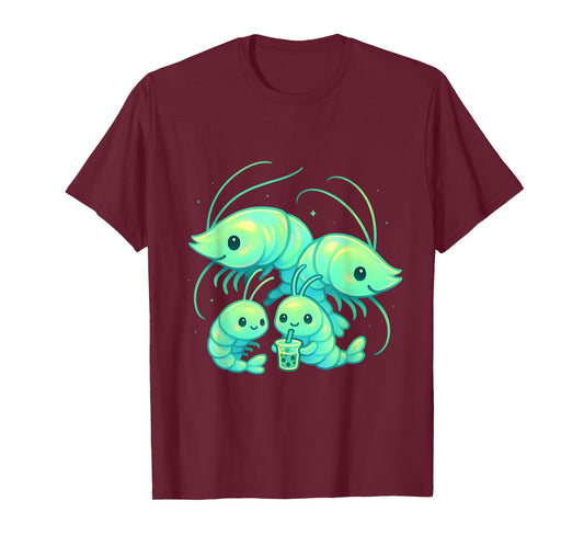 Radioactive Shrimp Mutant Funny Meme Viral Toxic Seafood T-Shirt