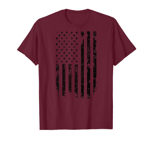 Vintage Distressed American Flag T-Shirt