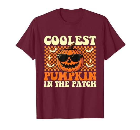Coolest Pumpkin in The Patch - Spooky Halloween Costume T-Shirt