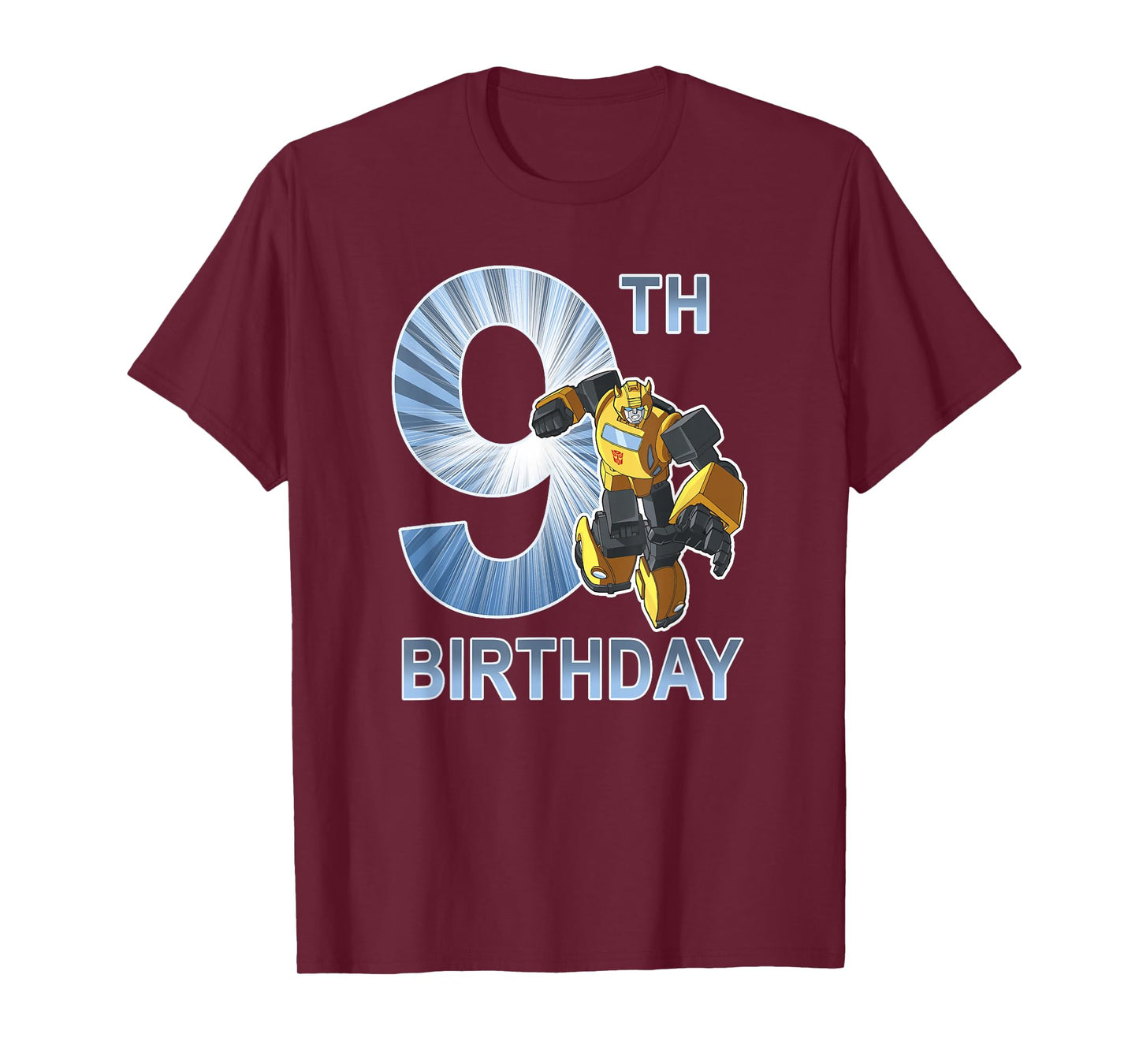 Transformers Bumblebee 9th Birthday Light Fill Poster T-Shirt