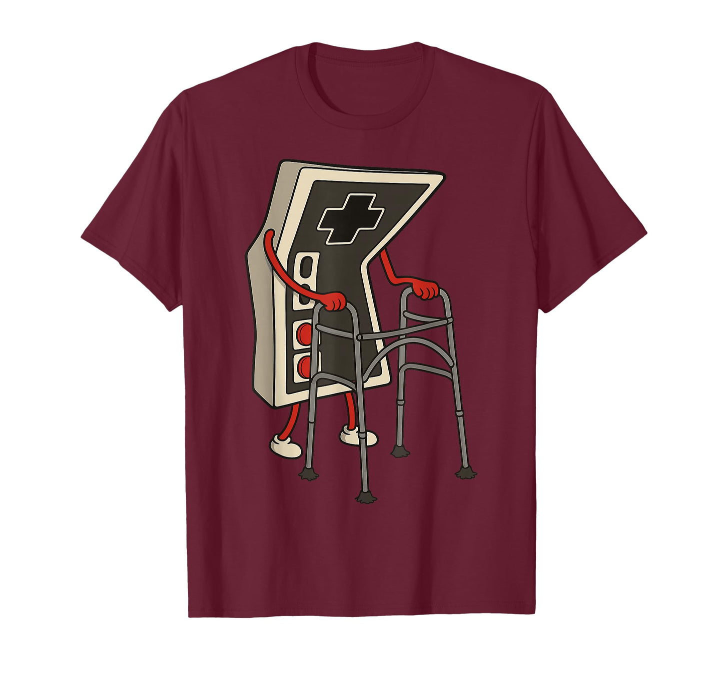 Funny Old Gamer Gaming Retro 80s 90s Video Game Old Gamer T-Shirt