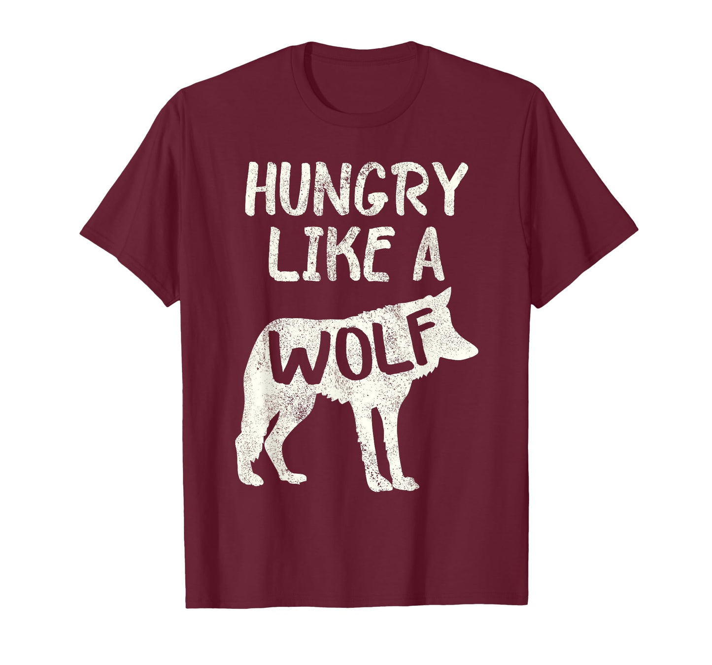 Hungry Like A Wolf Shadow Graphic T-Shirt