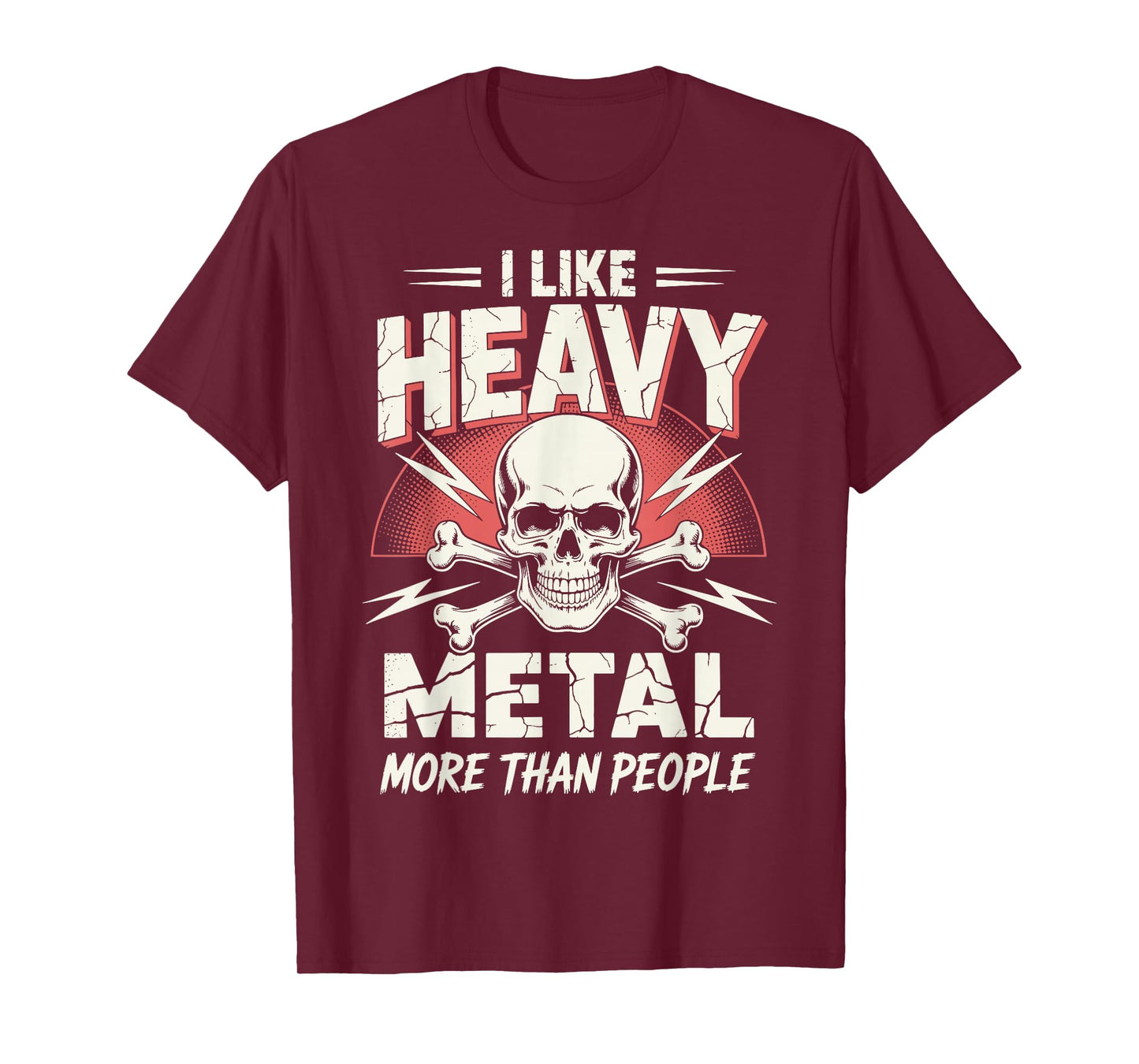 I Like Heavy Metal More Than People T-Shirt