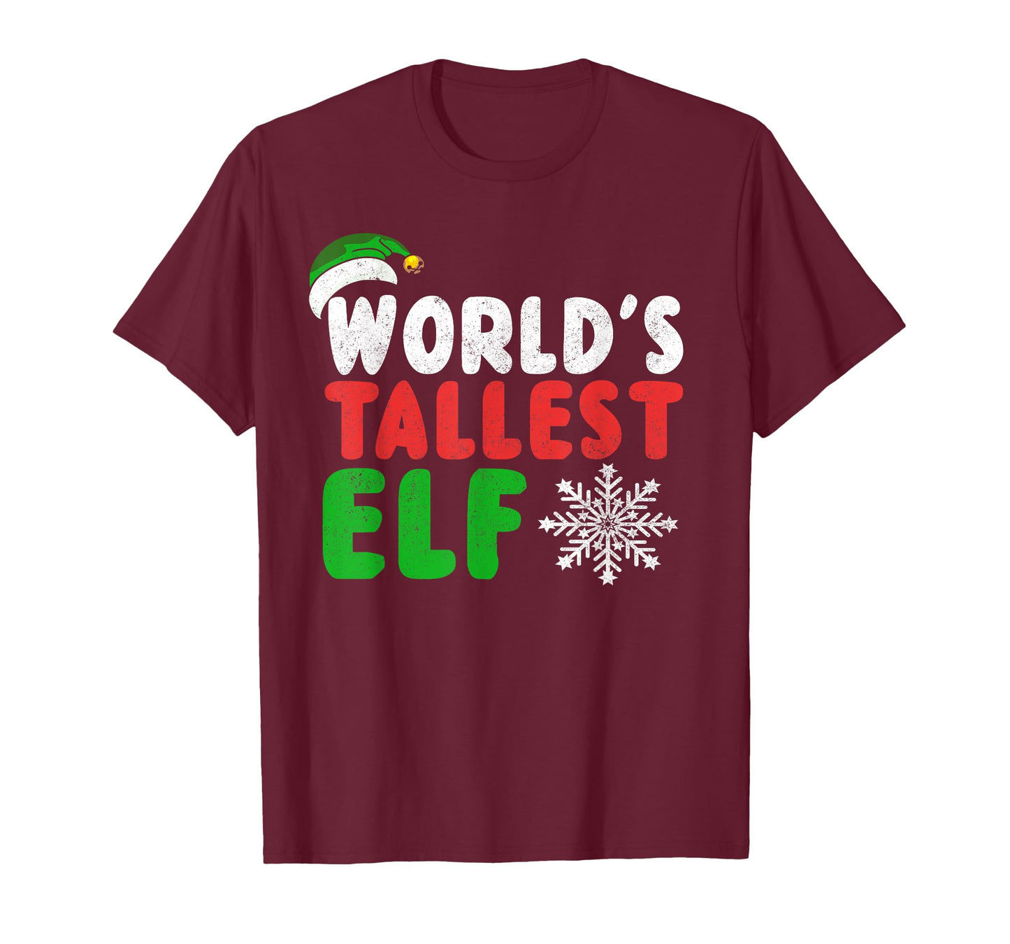 Christmas Funny - World's Tallest Elf T-Shirt
