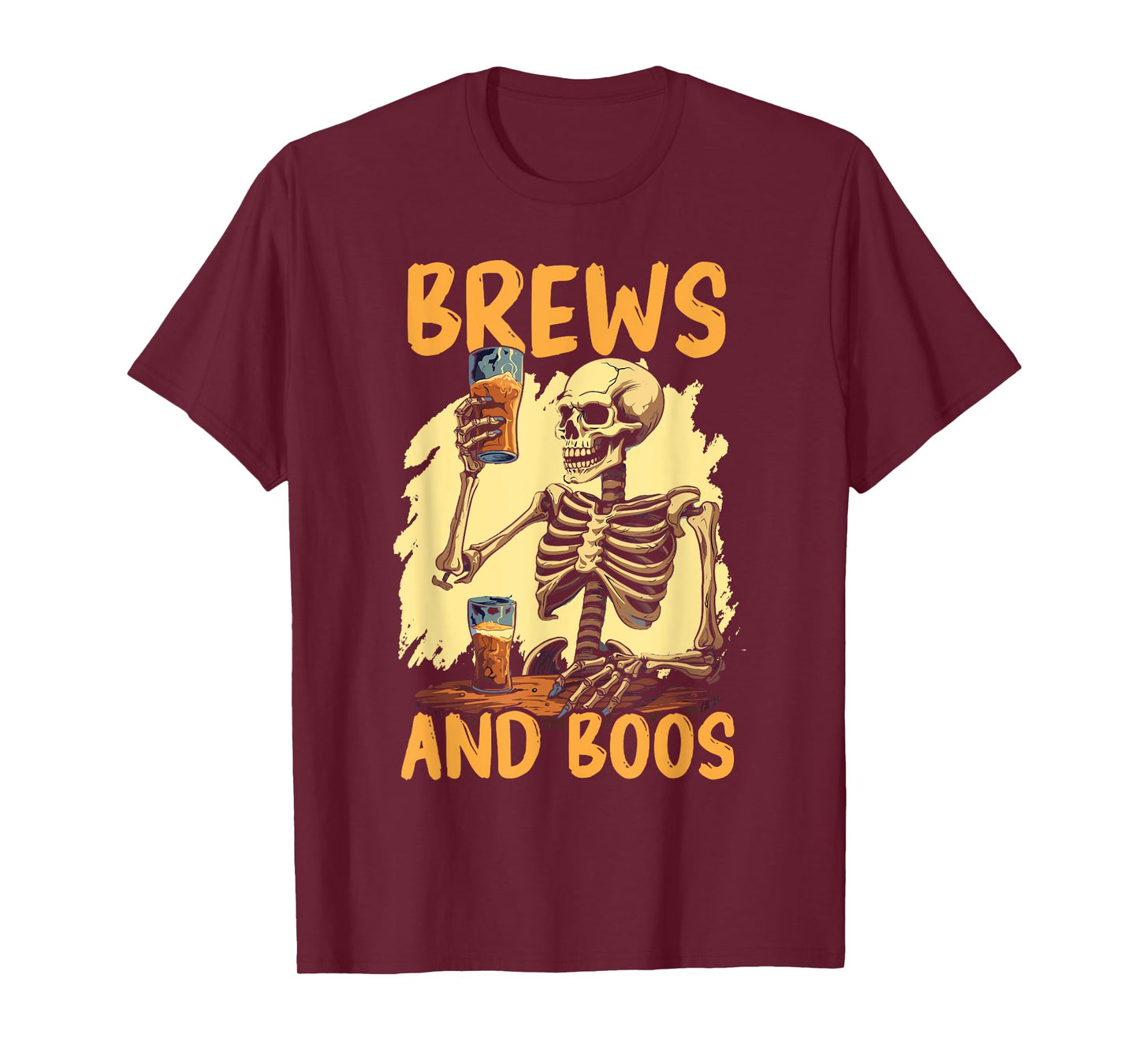 Halloween Beer Drinker Trick Or Treat Spooky Alcoholic T-Shirt